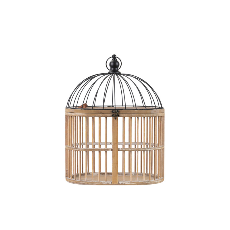 2 Piece Wood Wall Lantern Set
