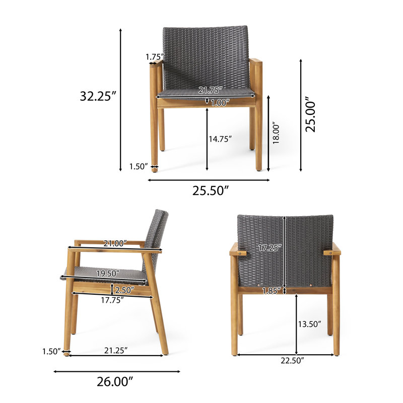 Corrin Premium All-Weather Wicker Outdoor Lounge Chair
