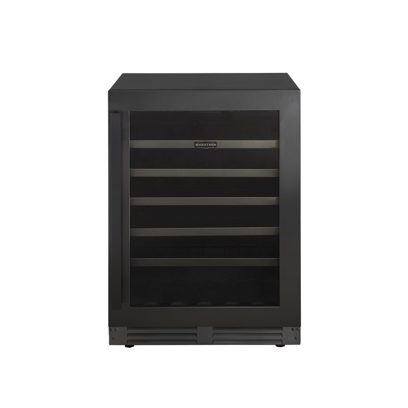 5,4 pieds cubes Mini réfrigérateur sous le comptoir, Acier noir