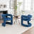 Modern Upholstered Barrel Chair-1985875132