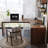 Walnut L-Shaped Solid Wood desk-108679192-108679190