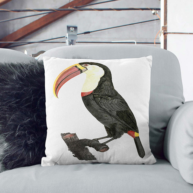 Square Throw Cushion, 40cm H x 40cm W x 15cm D