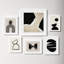 Neutral Shapes  - set of 6  by 1x Studio, Urban Road Framed Wall Art Prints-61825531-61825530
