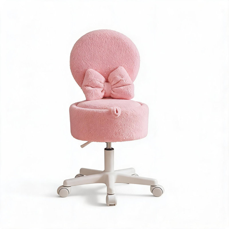 Accent Stool, Pink
