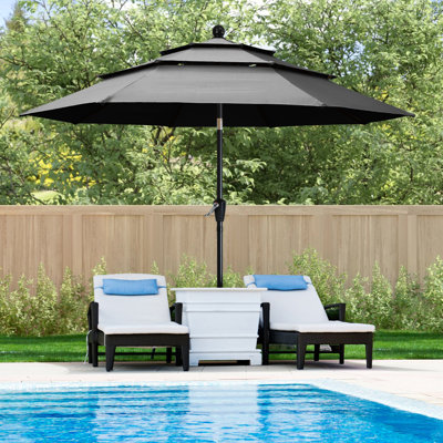 Miqdad Patio Umbrellas 3-Tier By Arlmont & Co.