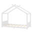 Lit simple sur pied avec lattes, cadre de lit en bois massif Montessori pour enfants, sans sommier tapissier, blanc-1117946268-1117946248