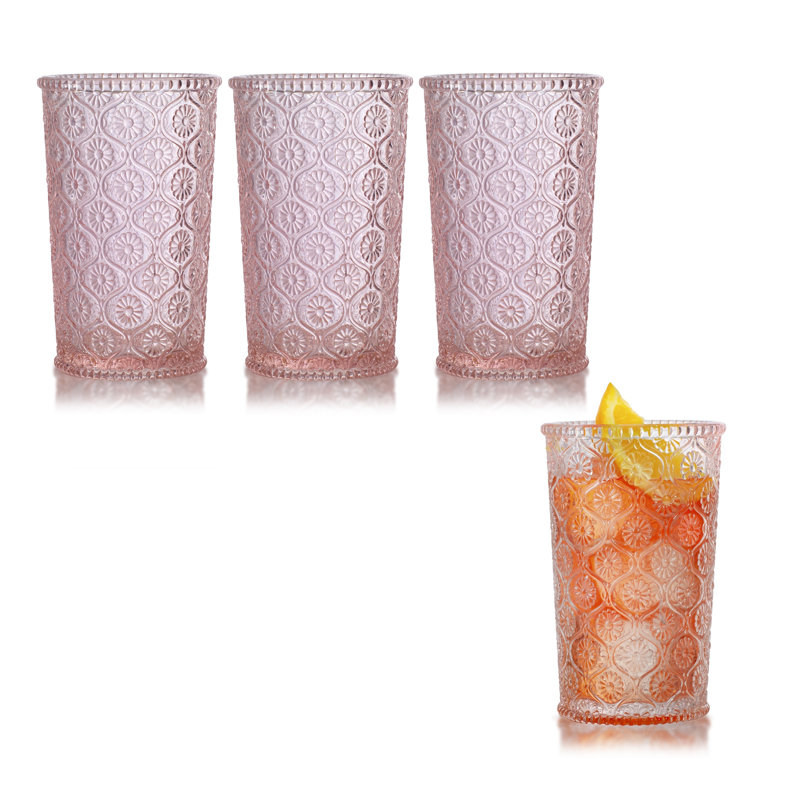 Verre Mitzi Highball, Rose