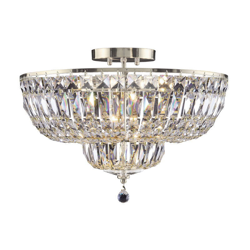 Lustre en cristal Vienna Collection 20X15, Chrome
