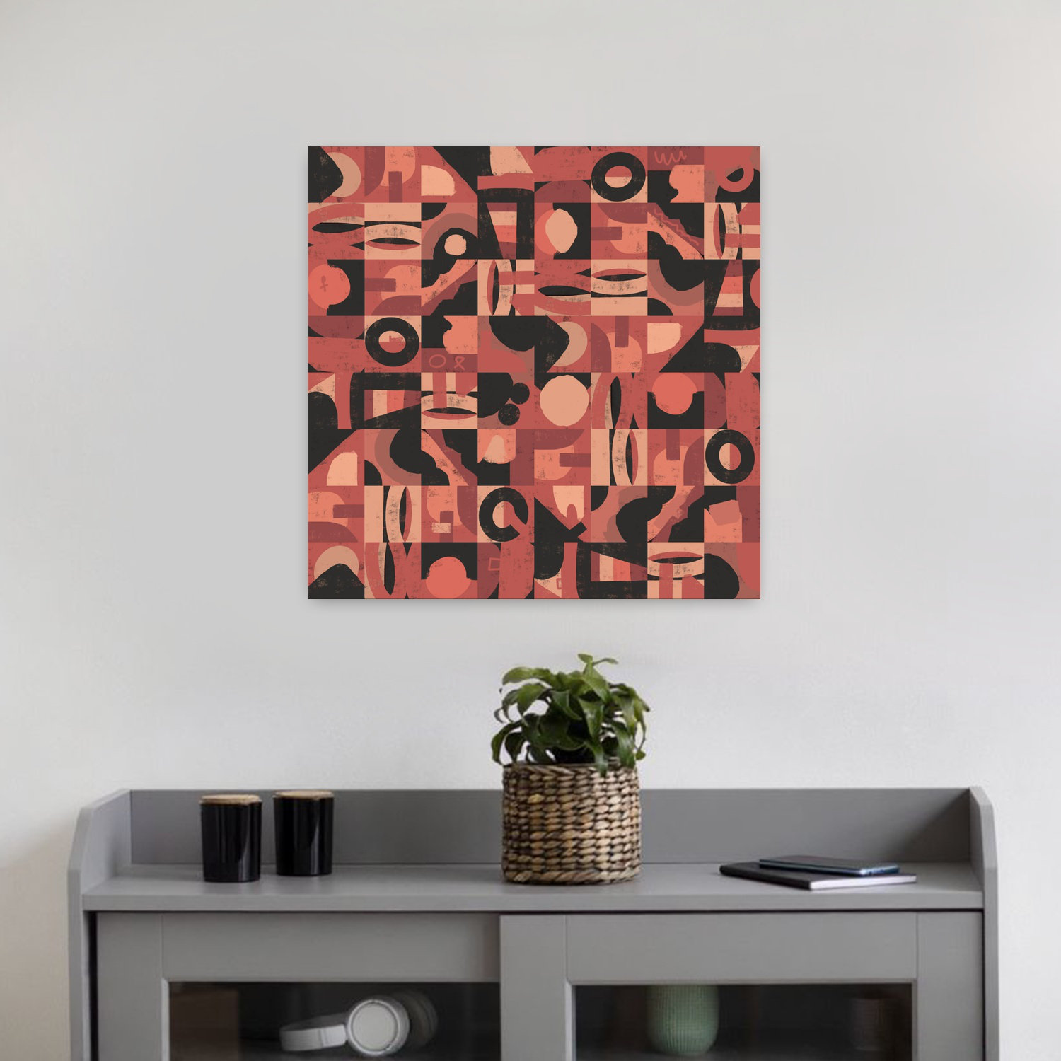 Curated visual reference: Visual Reference: George Oliver Contemporary Art Abstract Bold Geometric Art