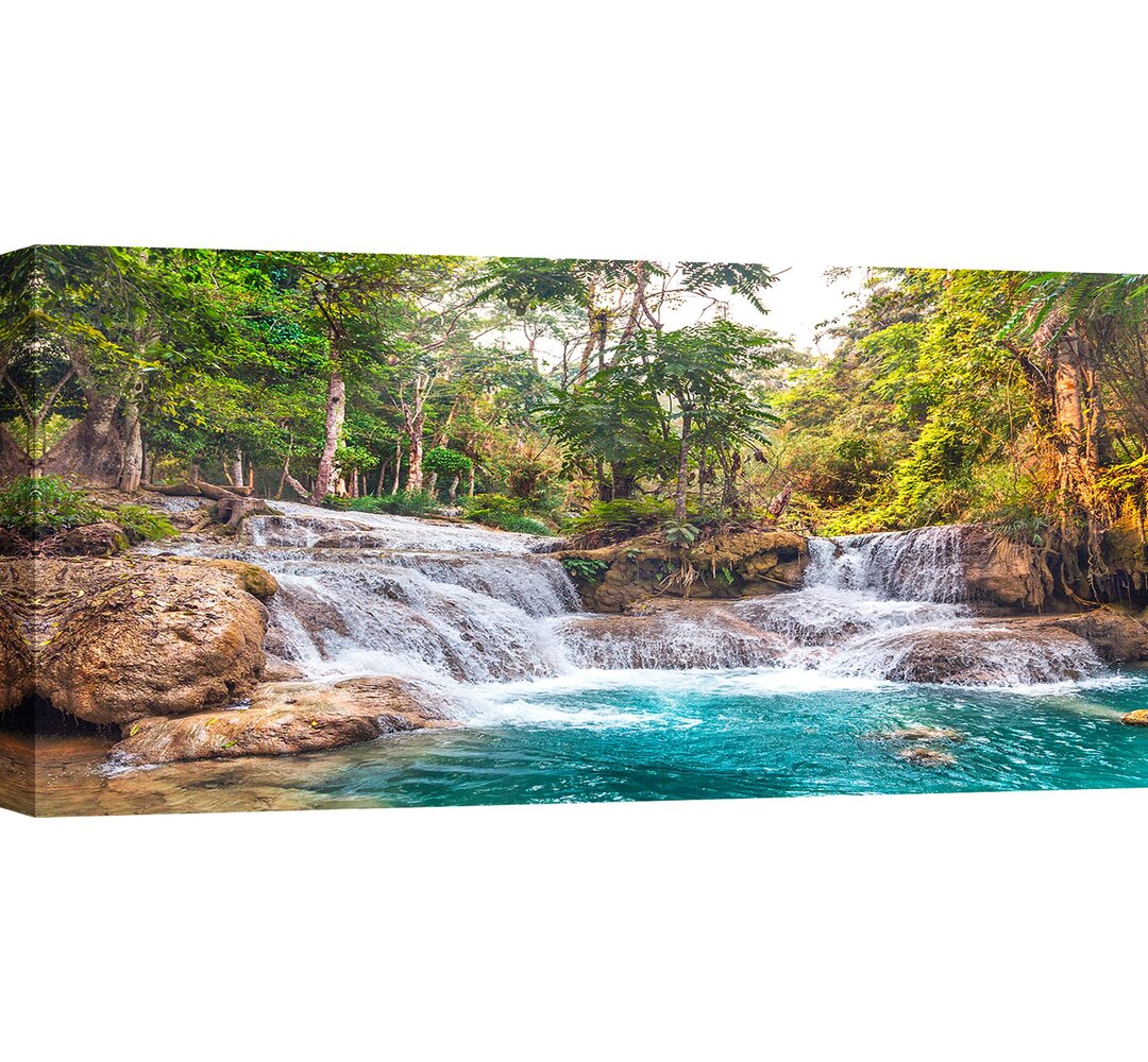 Leinwandbild Kuang Si Falls, Luang Prabang, Laos von Pangea Images