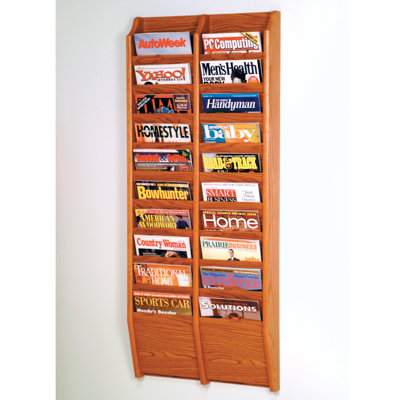 Wood Magazine Rack