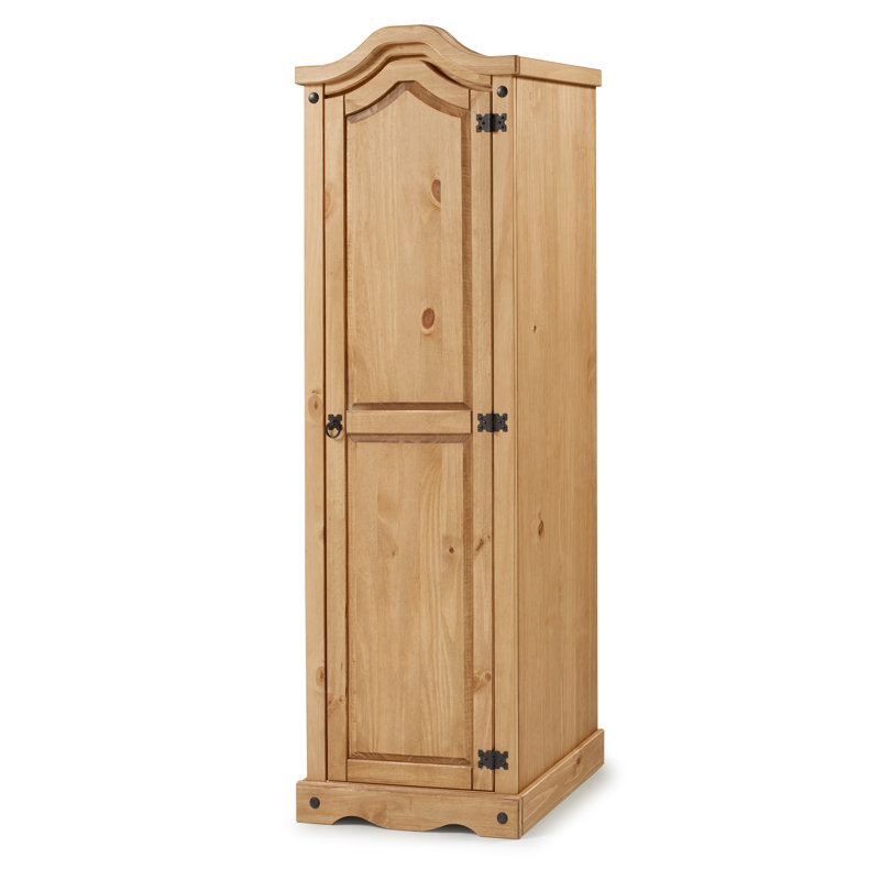Palmea 1 Door Wardrobe, Antique Wax