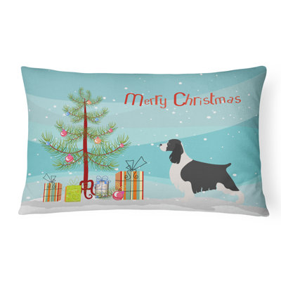  Coussin intérieur / extérieur English Springer Spaniel Christmas