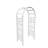White Vinyl Garden Arbor