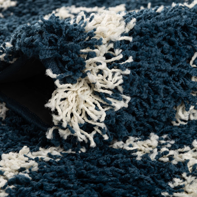 Awanda Geometric Indoor Rug, Round 3'3"