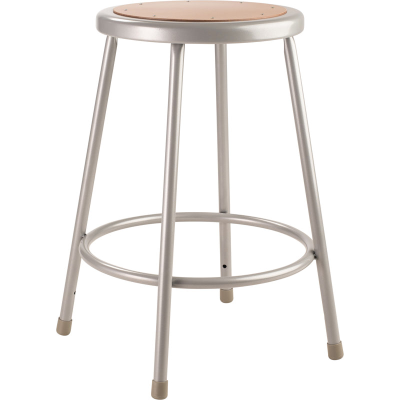 Tabouret industriel / d'atelier 6200 series, Gris, H 24 po