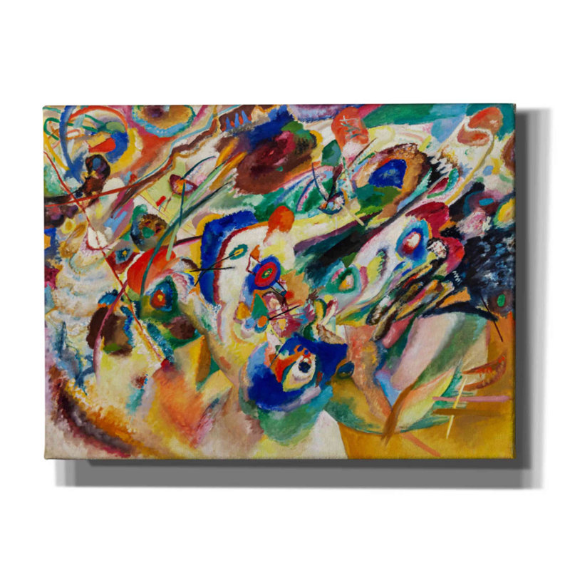 «Sketch 2 for Composition VII» par Wassily Kandinsky, art mural sur toile, H 12 po x l 16 po x P 0,75 po