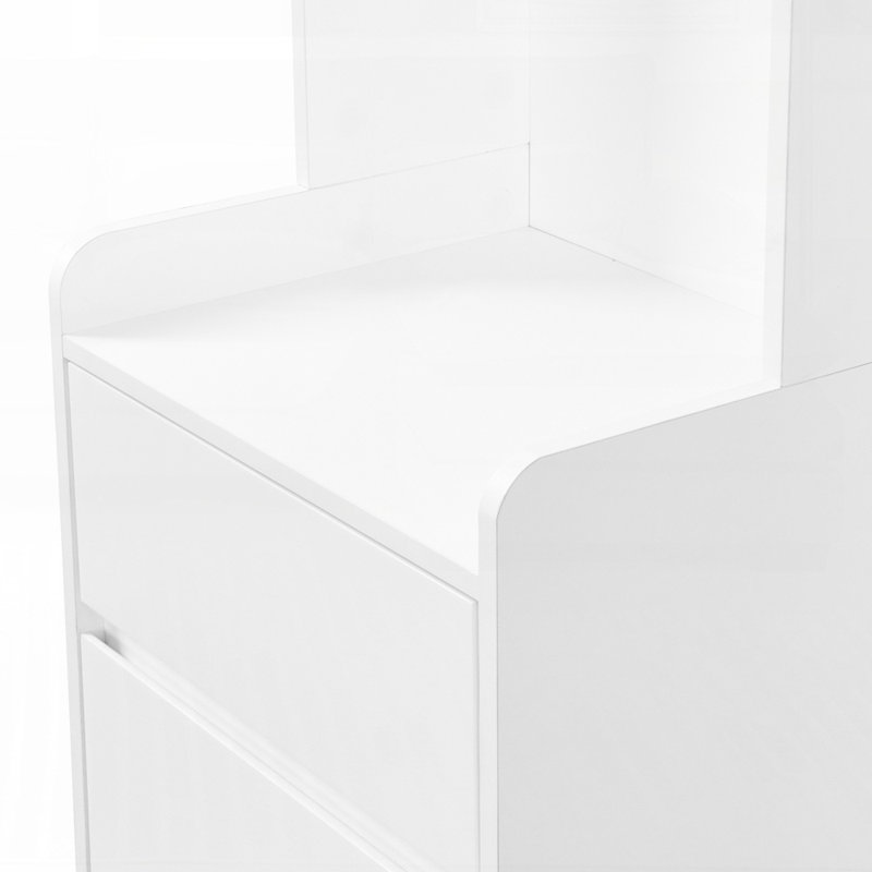 Arbre d'entrée contemporain avec banc de rangement rembourré, armoire à chaussures multifonctionnelle et panneau perforé, organisateur de vestibule moderne
