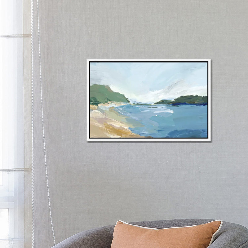 Brisk Landscape by Isabelle Z - Painting on Canvas, White Framed, 66.04 cm H x 45.72 cm W