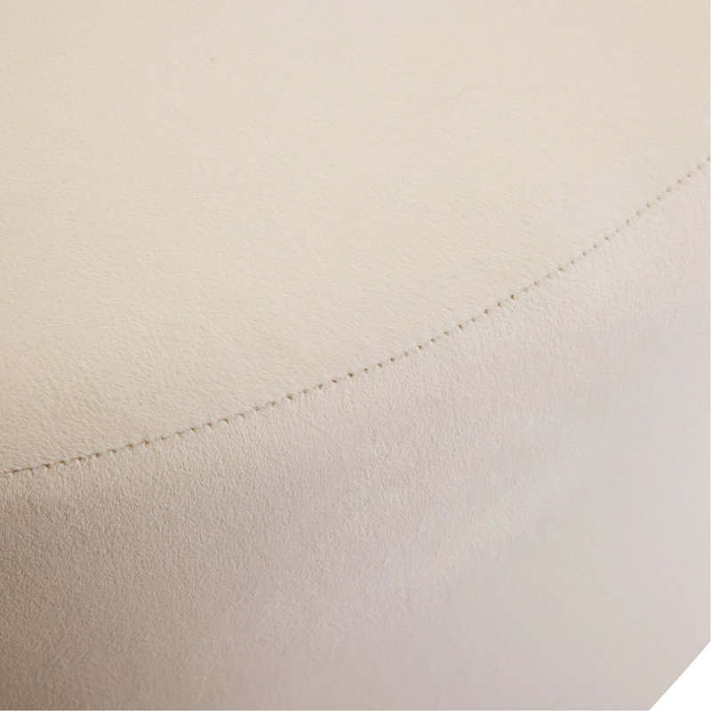 Cream Color Velvet For Living Space, 30"x30"x16", Foam Filled, Chic Choice Versatile Home, 30x30x16, Multi-functional Use