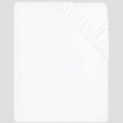 Microfiber Flatweave Fitted Sheet