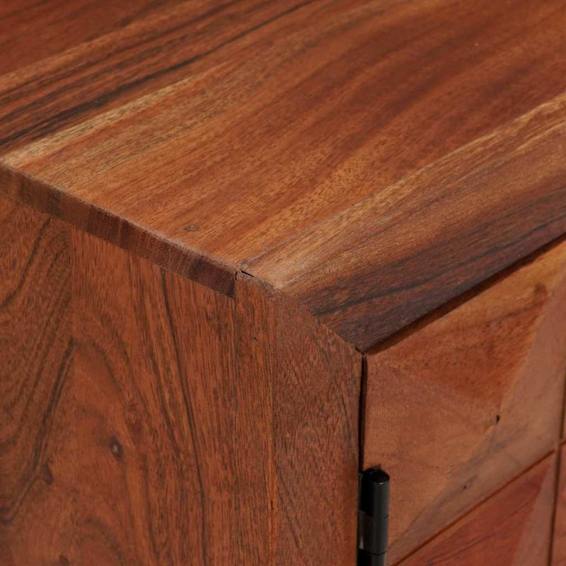 Solid Wood 48cm H Media Shelves