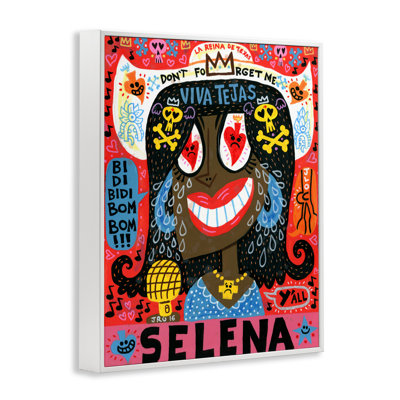 Selena Don't Forget Me Framed Giclee, design by Jorge R. Gutierrez
