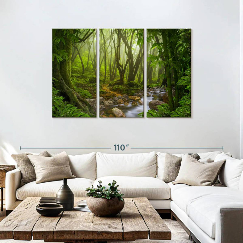 Alvord - forêt tropicale mystique, H 48 po x l 74 po