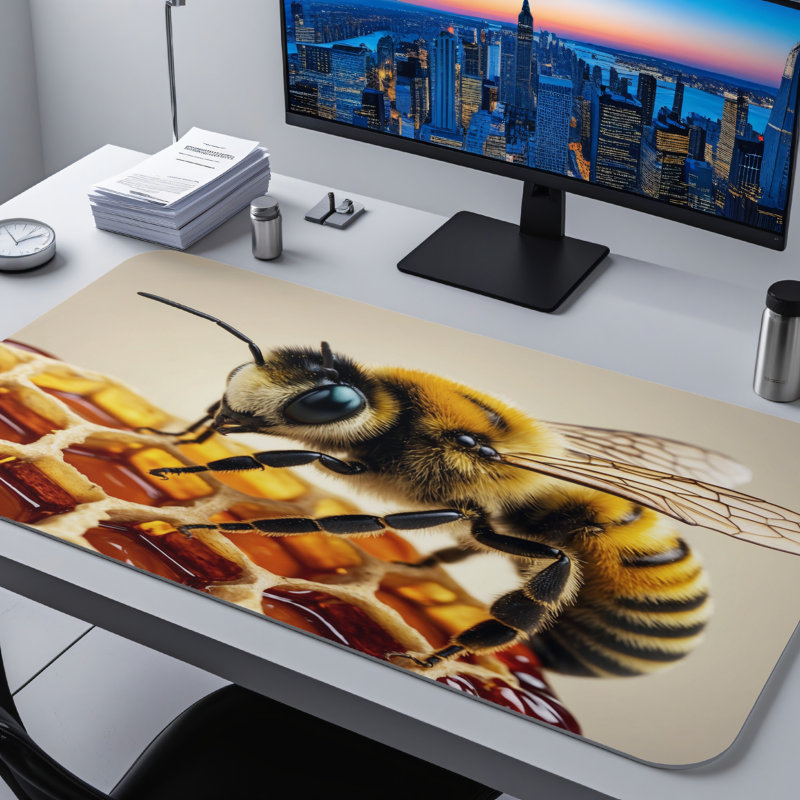 Polyester Desk Pad, 14.4x12.1