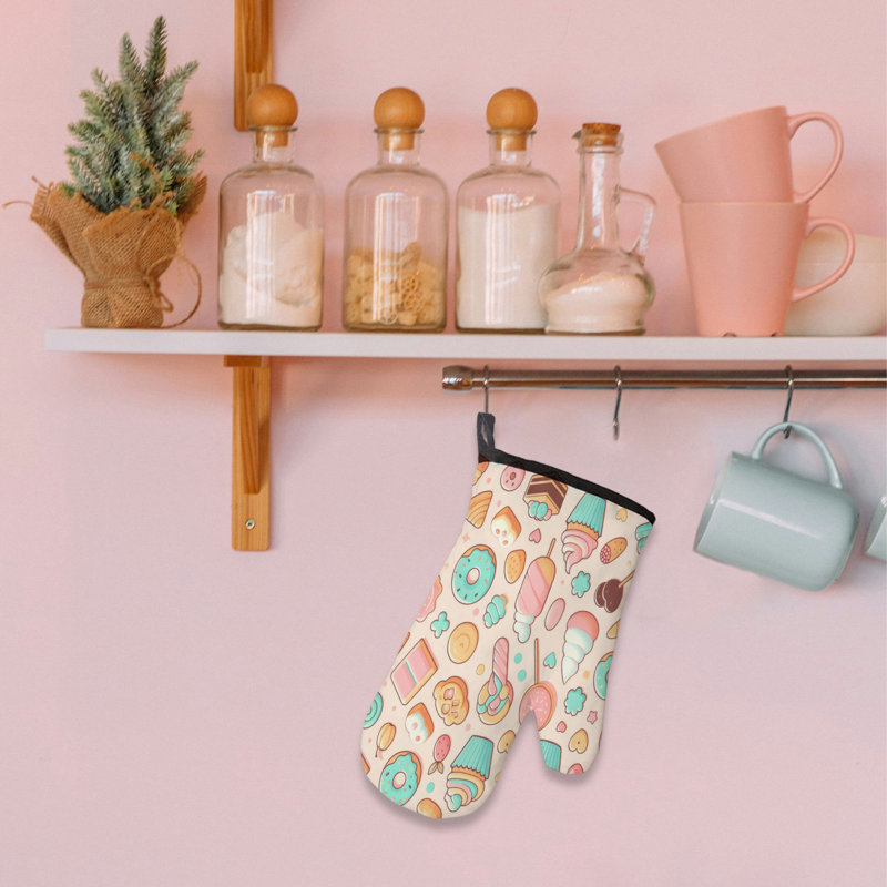 Gant de bonbon pastel en sergé de coton