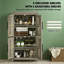 Armoire de rangement Rustic Home, armoire de cuisine, armoire de rangement autoportante-1323512250