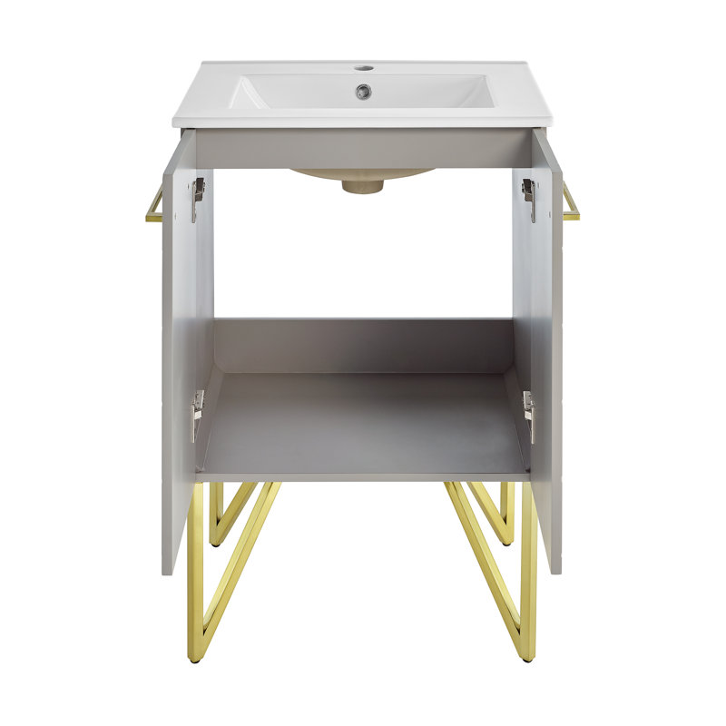 Annecy 24" Bathroom Vanity, Diamond Gray