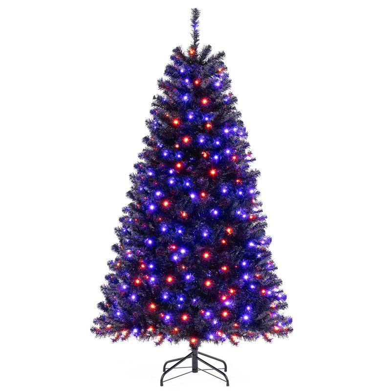 Ebern Designs 6 Halloween Tree Artificial Decoration Tree w/758 Branch Tips 6 Lighting Modes