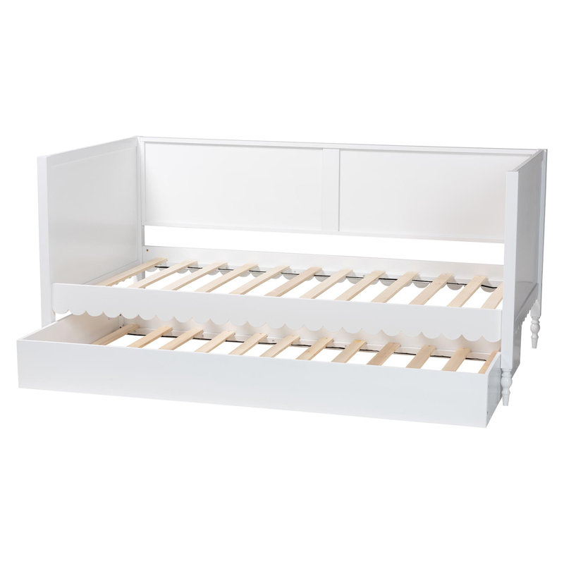 Lit de jour simple avec couchette Baxton Studio Roni