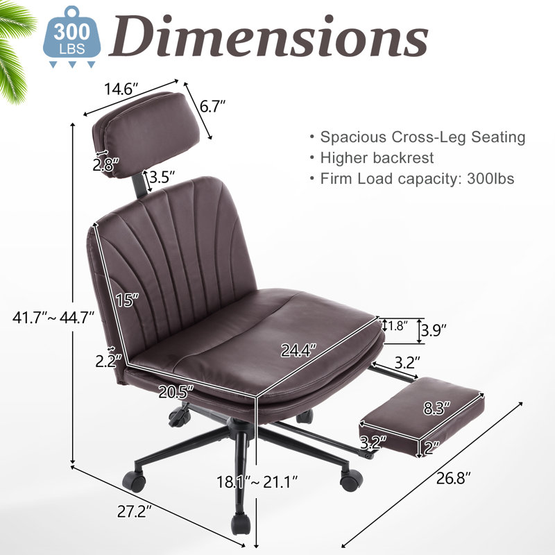 Latitude Run® Centers Task Chair, Brown