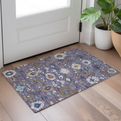 Tapis traditionnel lavable à la machine intérieur / extérieur ACN2458