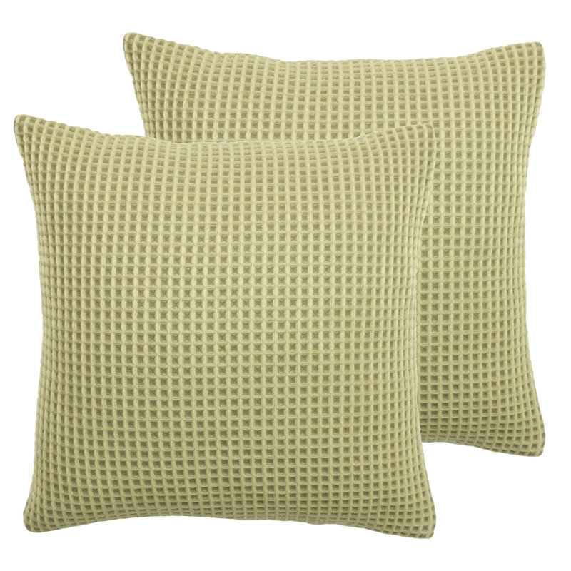 Geometric Square Cushion, Natural