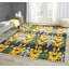 Calcutta Ikat Hand-Knotted Wool Black/Gold/Green Area Rug-96182861