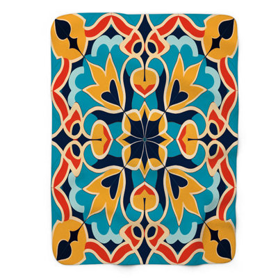 Moroccan Tapestry - 1 Piece Premium Blanket