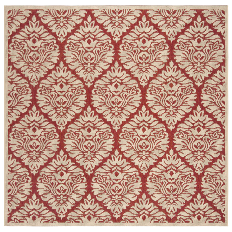 Klem Paisley Indoor / Outdoor Area Rug, Square 201 cm