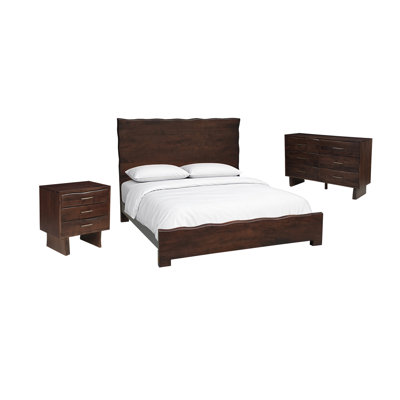 3-piece Solid Wood Bedroom Set