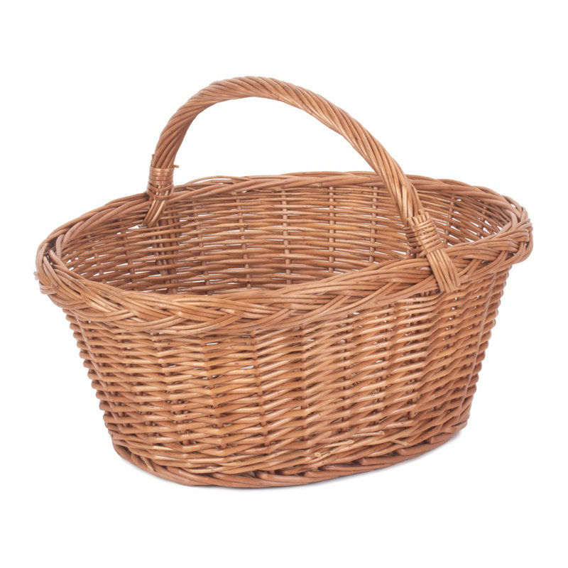 August Grove Wicker Decorative Basket