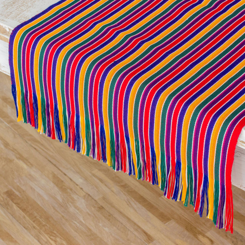 Path Of Happiness And Cotton Table Runner