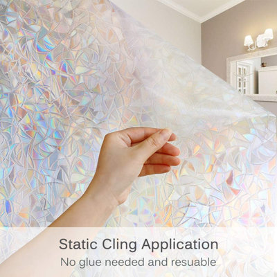 Window Film for Glass Door Heat Control Anti UV 17.5 x 78.7 Inches