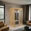 Sauna intérieur à infrarouge lointain à deux places Hemlock