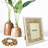 4'' H Wood Tabletop Votive Holder