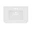 Évier de console l 31 po x H 33 po Valencia, perçage de robinet 4 po, chrome-118375673-118375675