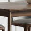 Table de salle à manger rectangulaire moderne en bois massif-258673551