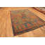 Tapis rétro rétro de style Mid-Century moderne scandinave coloré