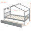 Lit simple, maison en bois avec tiroirs-473937363-473937360